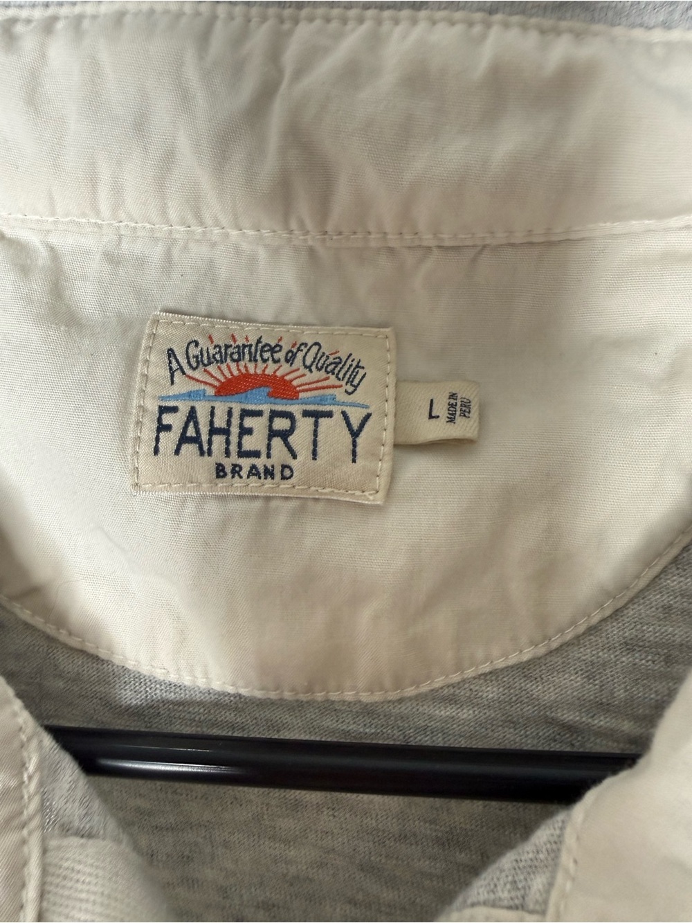 Faherty Men's Heather Navy and Light Gray Polo Bundle - Picture 8 of 10